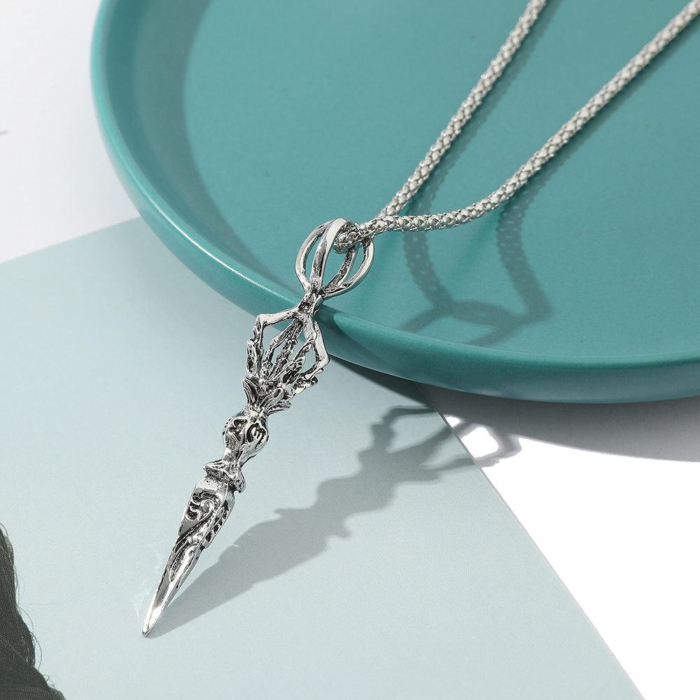 Vintage Tech Accessories - Vintage Punk Style Demon-Subduing Pestle Necklace