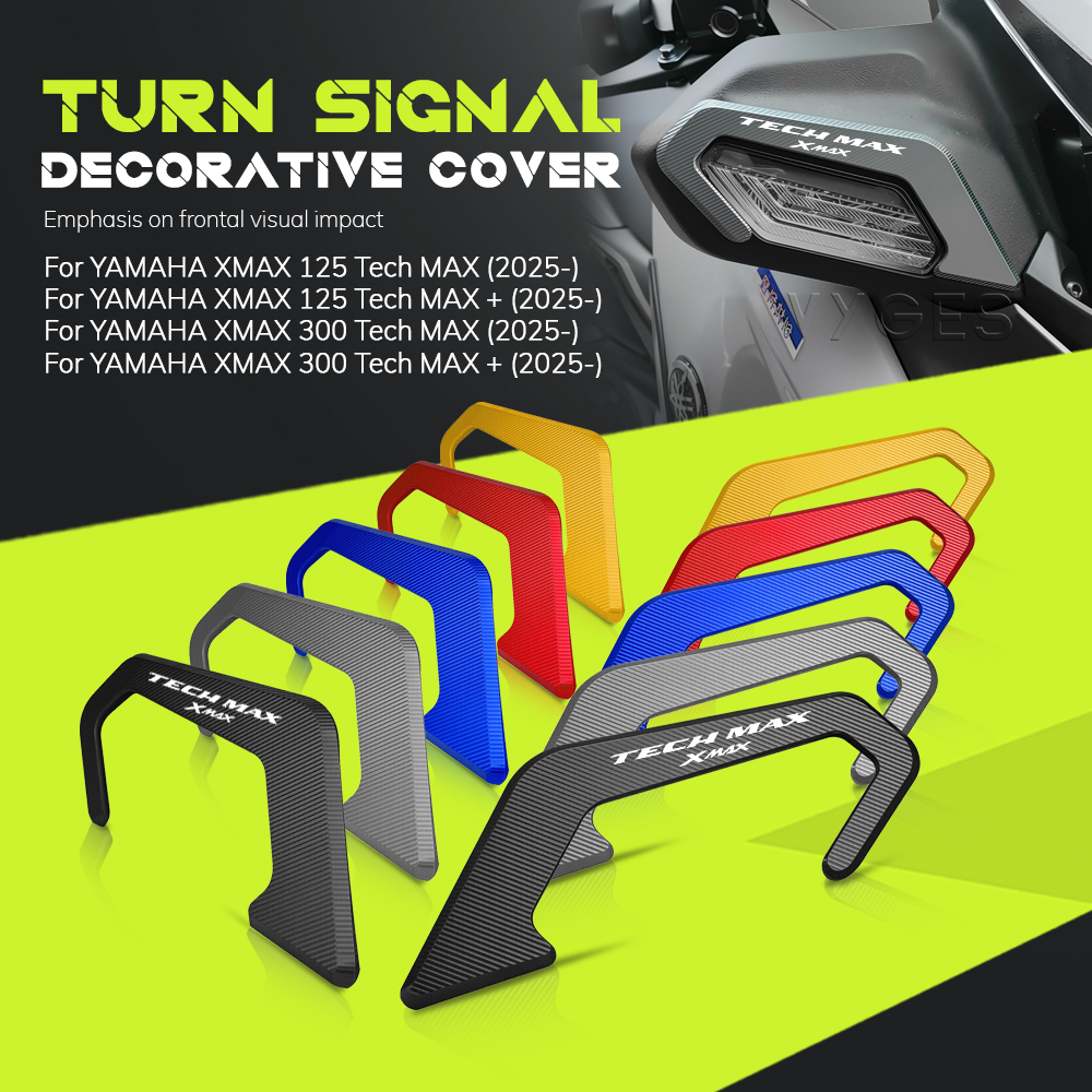 Xmax Tech Max Accessories - Motorcyle Front Turn Signal Light Protection