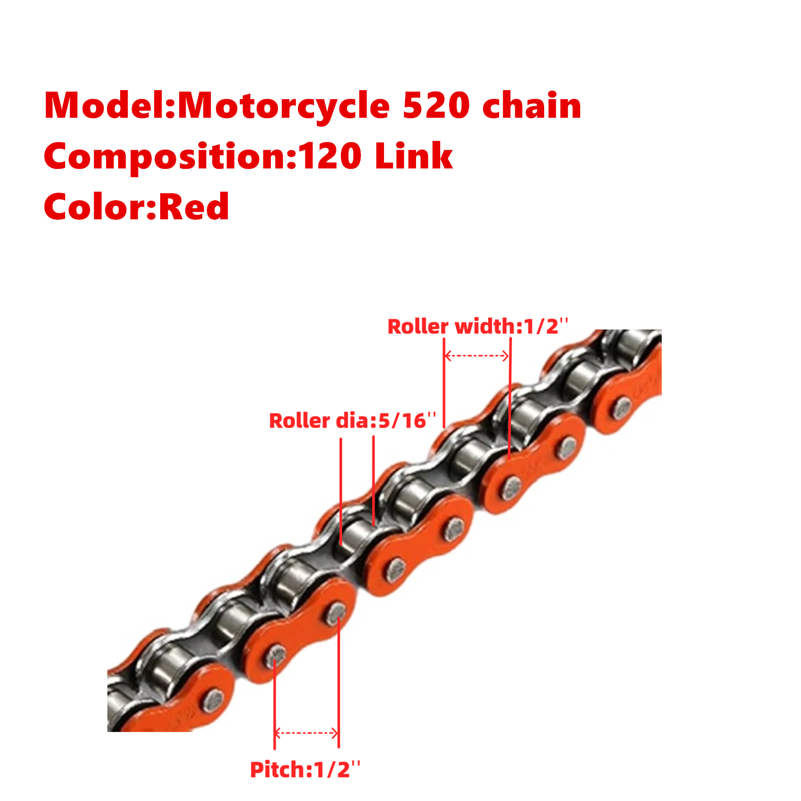 Motorcycle Chain 520 120 Links - Moto Tech Accessories & Workshop incelemesi ve fiyatı