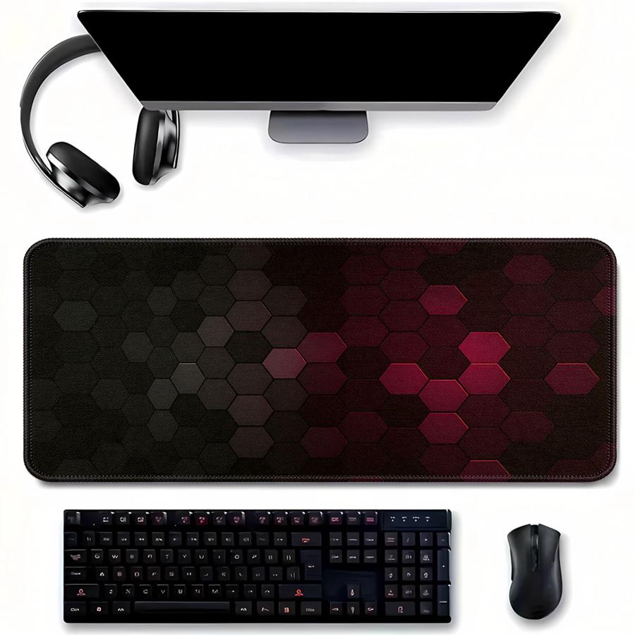 Red Honeycomb Tech Mouse Pad o - Tech Accessories For Laptop incelemesi ve fiyatı