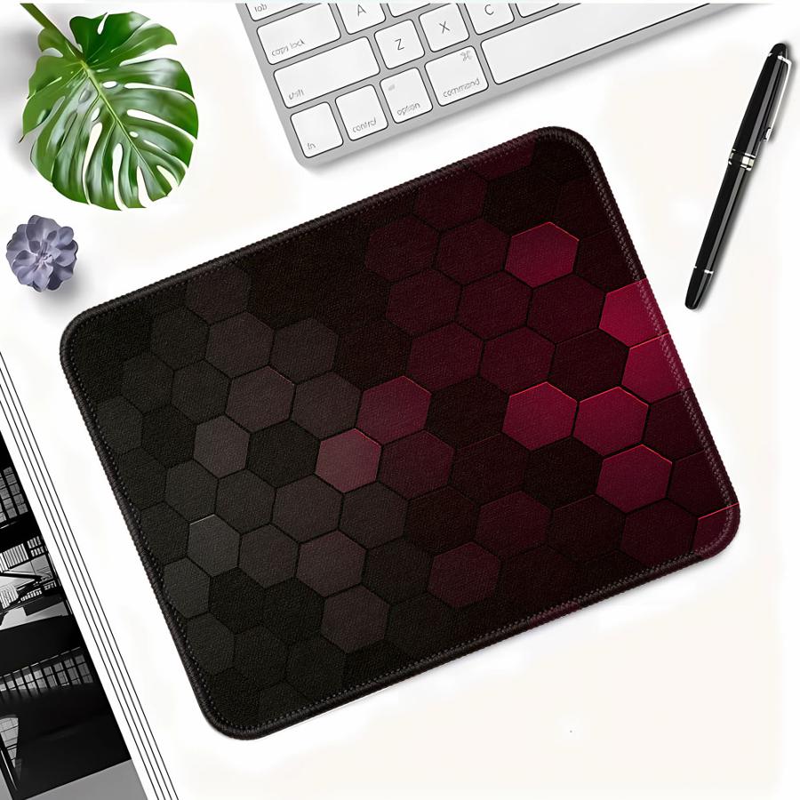 Red Honeycomb Tech Mouse Pad o - Tech Accessories For Laptop incelemesi ve fiyatı