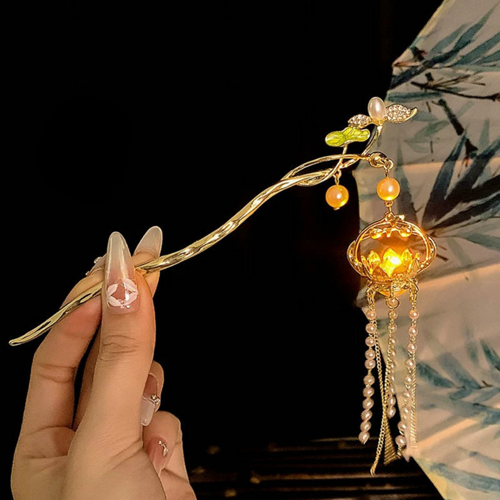Luminous Flower Hairpin For Wo - Vintage Tech Accessories incelemesi ve fiyatı