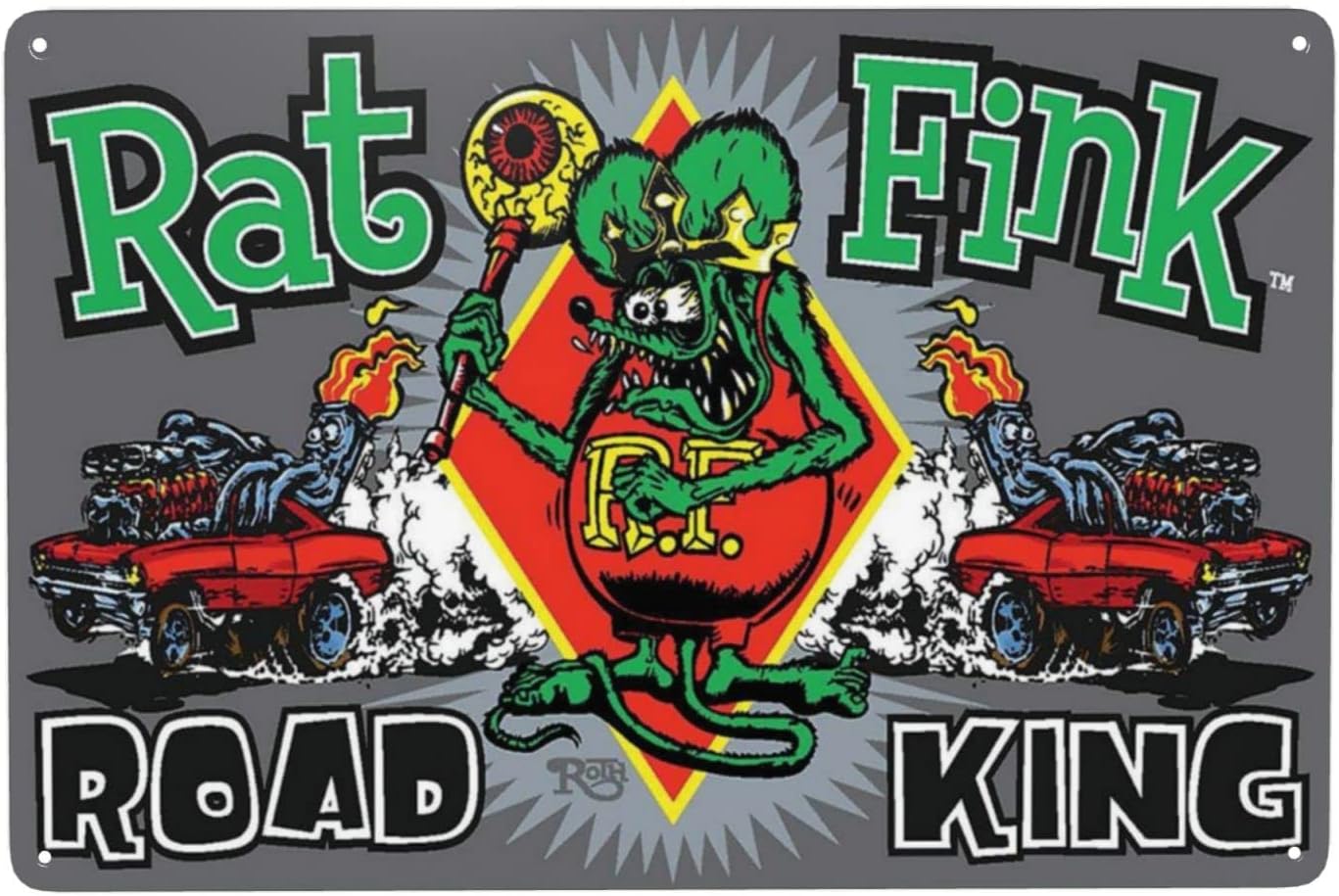 Rat Fink Cartoon Metal Tin Sig - Vintage Tech Accessories incelemesi ve fiyatı