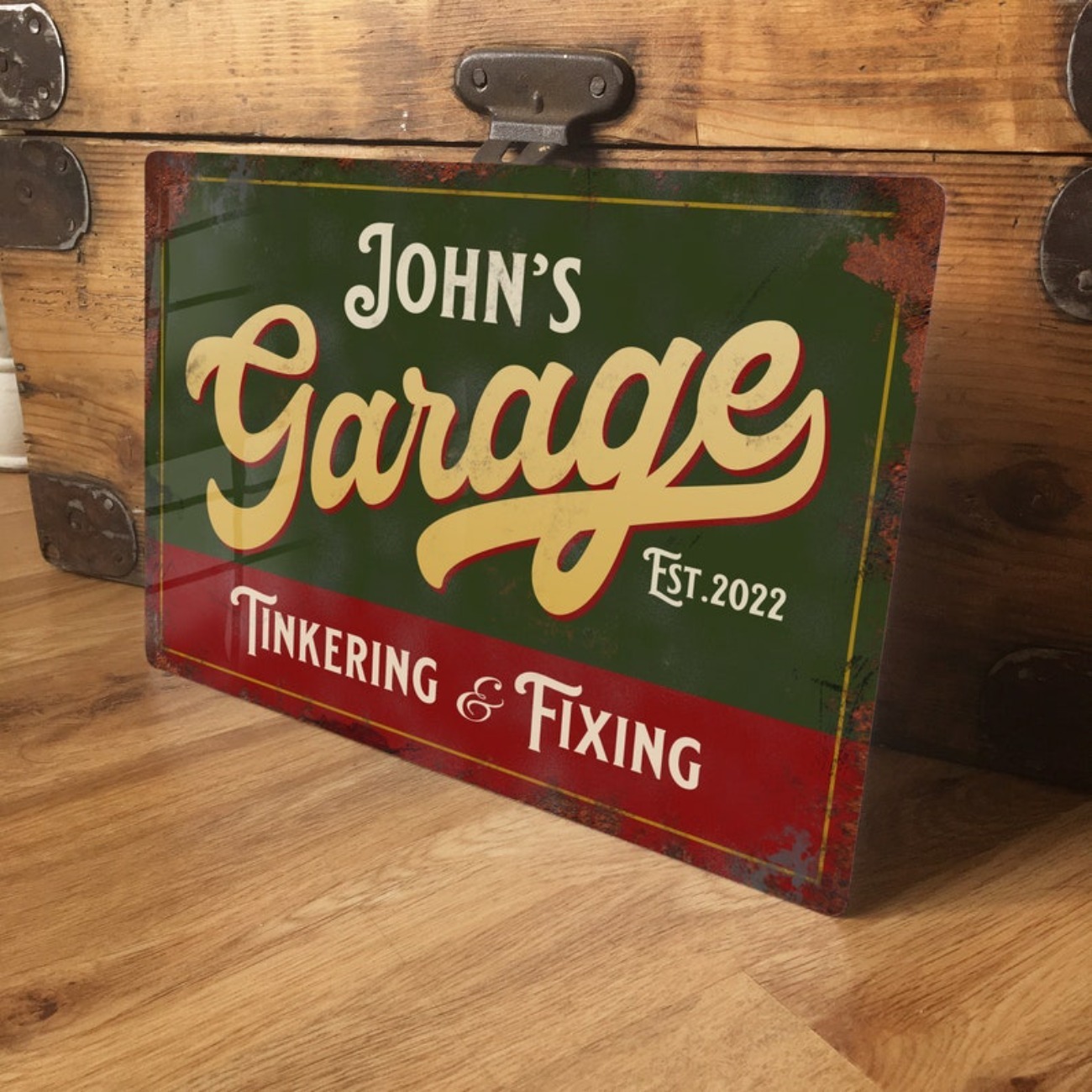 Custom Personalised Garage Met - Vintage Tech Accessories incelemesi ve fiyatı