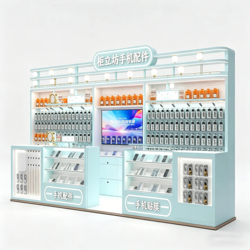 custom.Custom Light Blue Phone - Tech Accessories Kiosk incelemesi ve fiyatı