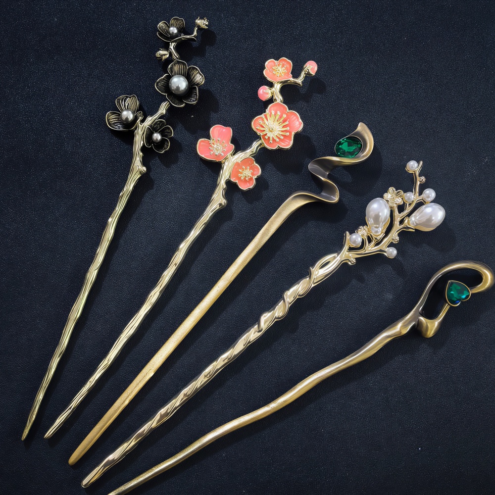 Alloy Simple Hair Sticks for W - Vintage Tech Accessories incelemesi ve fiyatı