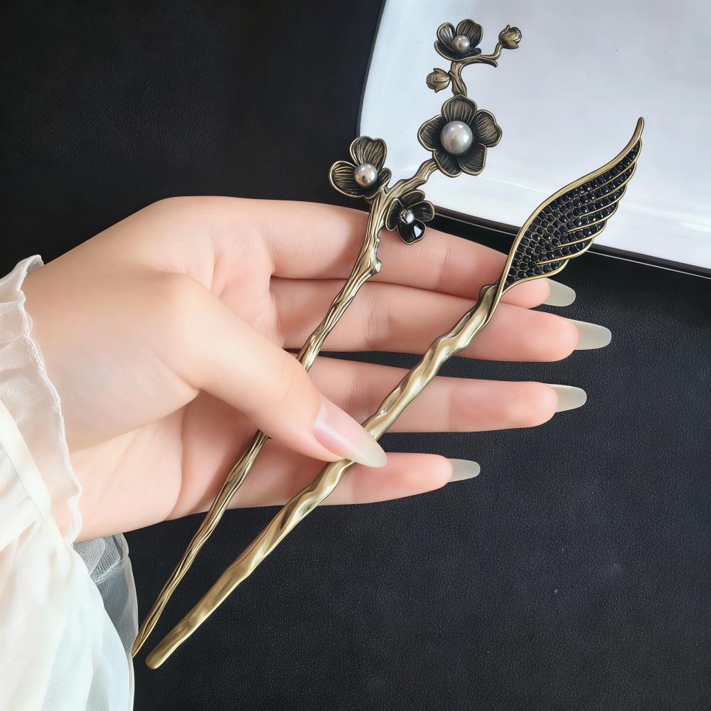 Alloy Simple Hair Sticks for W - Vintage Tech Accessories incelemesi ve fiyatı